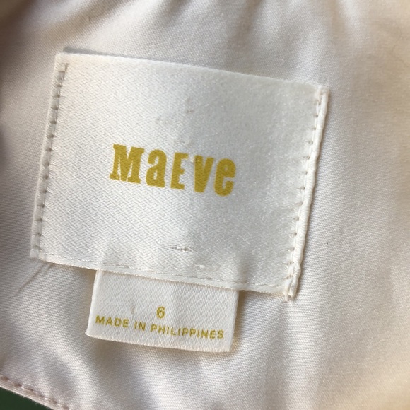 Anthropologie Maeve Tea Garden Sheath Dress Beige and Colorful Floral - Picture 9 of 10